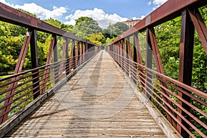 Walking Bridge over the James River in Richmond Va. photo
