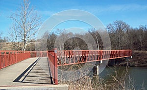 Walking Bridge Over the Cumberland River 2 photo