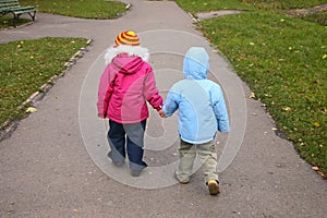 Walking children