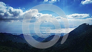 Walking in the clouds