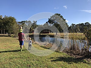 Walking with dad