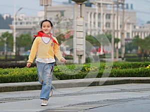 Walking girl