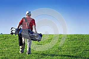 Walking Golfer