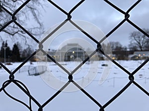 Walking in Helsinki in winter