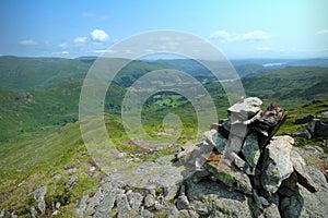 Walking in the Lake District - Cairn