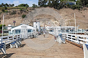 Walking on the Malibu Pier