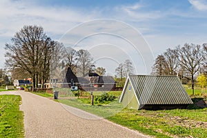 Walking through Overijssel in the Netherlands