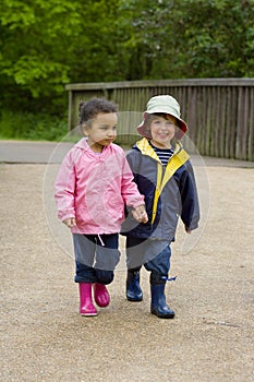 Walking Through The Park