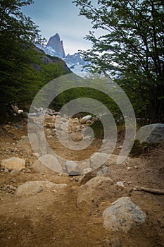 Walking path in El Chalten