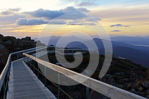 Walking Path at Kunyanyi, Mount Wellington, Tasmania, Australia