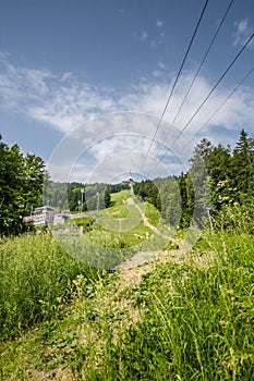 Walking path to the highestobservation tower.