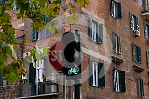 Walking in Rome on a Sunday in October