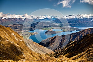 Walking the Roys Peak track with stunning scenery everywhere