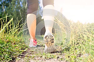 O correre gambe foresta avventura un esercizio 