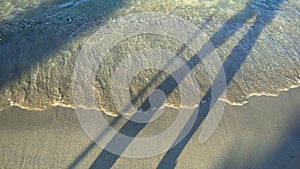 Walking Shadow near the Beach