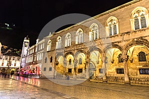 Walking street in Dubrovnik