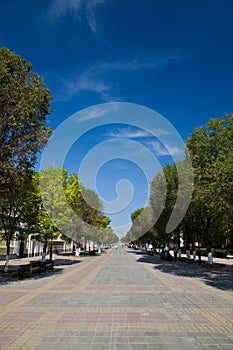 Walking street in Orenburg