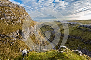 Walking to Malham Tarn via Malham Cove and Watlowes Dry Valley in the Yorkshire Dales