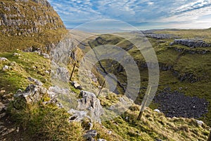 Walking to Malham Tarn via Malham Cove and Watlowes Dry Valley in the Yorkshire Dales