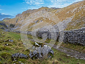 Walking to Malham Tarn via Malham Cove and Watlowes Dry Valley in the Yorkshire Dales