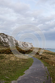 Walking trail near White Cliffs of Dover