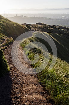 Walking Trail through Outdoor Park