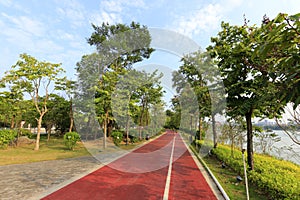 Walking trails and bicycle trails of qingxiushan scenic area, adobe rgb