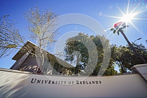 Walking in the University of Redlands