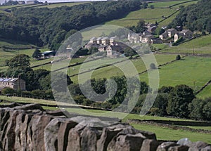 Walking on yorkshire moors.