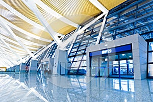 Walkway of airport