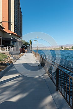 Walkway along the Colorado River, Laughlin, Nevada