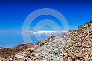 Walkway arond the Teide volcano
