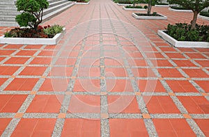 Walkway block tiles floor texture sandstone