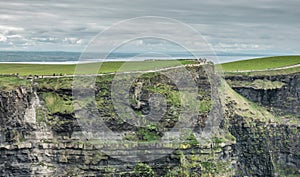 Walkway on the Cliffs of Moher