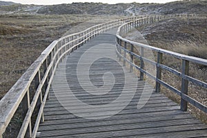 Walkway at Doninos Beach, Ferrol