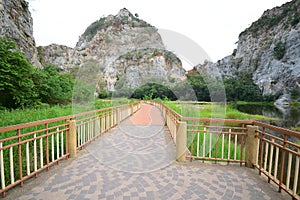 Walkway at Khao Ngu Stone Park