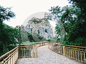 Walkway at Khao Ngu Stone Park, Thailand