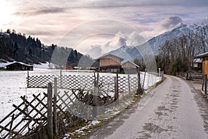 Walkway in Loisach Valley, Garmisch-Partenkirchen