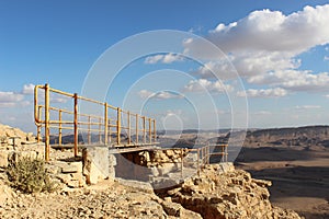 Walkway in Mizpe Ramon, Israel