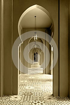 Walkway moroccan style