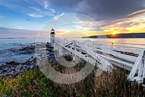 Walkway Out to Marshall Point Lighthouse