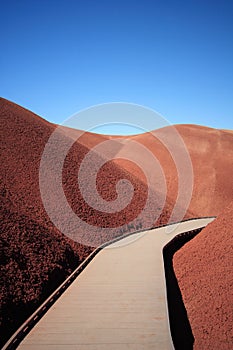 Walkway through the Painted Hills