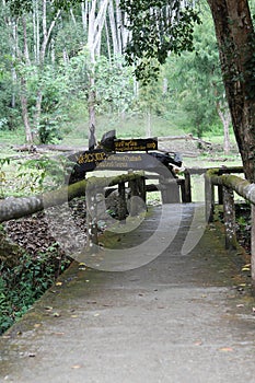 Walkway in Pong Duet Hot Springs