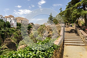 Walkway in Ronda Spain