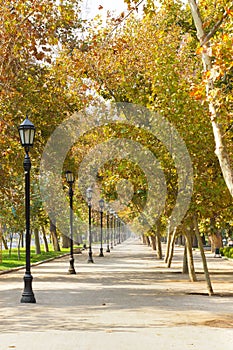 Walkway in Santiago, Chile