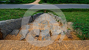 Walkway staircase and stepway