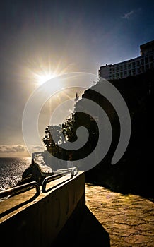 Walkway to Amadores beach