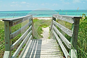 Walkway to beach