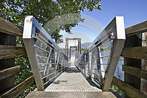 Walkway to Boat Moorage photo