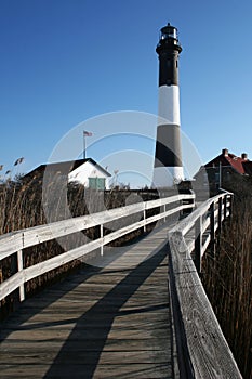 Walkway to Fire Island Lighthouse